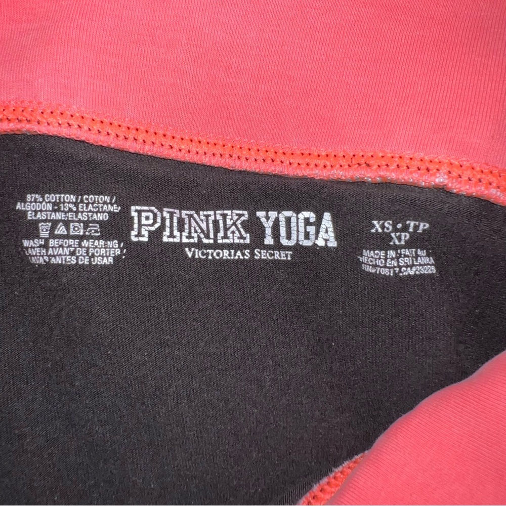 PINK Victoria's Secret Black/Gray Leggings with Wide Waistband XS - Picture 7 of 7